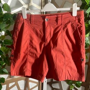 Style & Co. Comfort Waist Cargo Shorts, Coral, Size 12